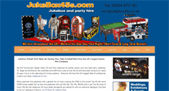 Desktop Screenshot of jukebox45s.co.uk