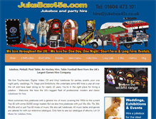 Tablet Screenshot of jukebox45s.co.uk